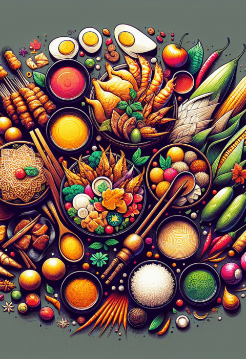 Keunikan Poster Makanan Tradisional Indonesia dalam Memikat Hati Pecinta