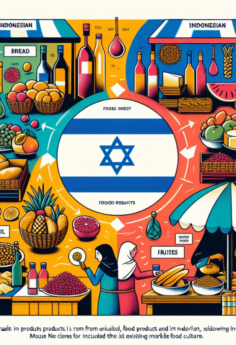 Produk Makanan Israel Mulai Masuk Pasar Indonesia Tantang Eksistensi
