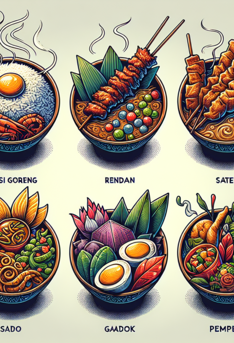 Eksplorasi Lima Makanan Khas dari Indonesia