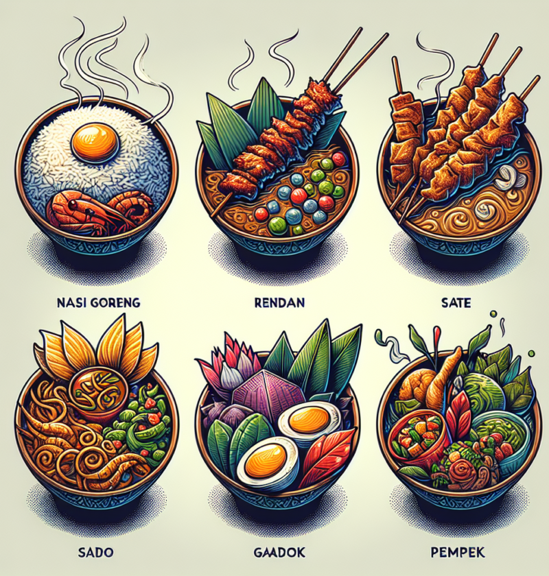 Eksplorasi Lima Makanan Khas dari Indonesia